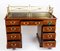 19th Century Victorian Inlaid Mahogany Pedestal Desk, Image 12