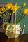 Tetera de loza floral amarilla Mid-Century, Imagen 11