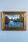 Artista di scuola francese, Paesaggio con lago, Olio su tela, Metà del XX secolo, Con cornice, Immagine 6
