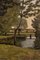 Artista di scuola francese, Paesaggio pastorale con fiume, Olio su tela, Fine XIX secolo, Con cornice, Immagine 4