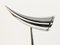 Lampada da tavolo Ara postmoderna in metallo cromato attribuita a Philippe Starck per Flos Italia, 1988, Immagine 5