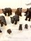 Small 19th Century Carved Oak Black Forest Bears, 1860s, Set of 15 6