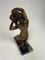 Sculpture of Woman in Gilt Bronze with Guatemala Green Marble Base, 1920s 7
