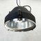 Vintage Industrial Black Iron Ceiling Light from VEB, 1970, Image 2