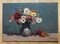 Charles Breton, Bouquet de fleurs au pichet, Oil on Wood 2