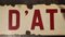 Vintage Sign in Metal, 1930s, Image 3