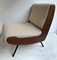 Mid-Century Modern Italian Mod. 836 Lounge Chairs by Gianfranco Frattini for Cassina, 1950s, Set of 2, Image 2
