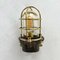 Industrial Brass Cage Wall Light with Glass Dome, 1995, Image 2