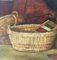 A.A. Alaned, Départ pour la pêche, chapeau, flèches et pagaie, Oil on Canvas, Image 4