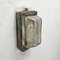 Vintage Aluminium Rectangular Bulkhead Wall Light with Reeded Glass from General Electric , 1995 4