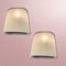 Large Sandblasted Glass Sconces by Zonca, 1980s, Set of 2 2