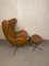 Egg Chair con poggiapiedi di Arne Jacobsen per Fritz Hansen, 2004, set di 2, Immagine 1