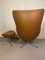Egg Chair con poggiapiedi di Arne Jacobsen per Fritz Hansen, 2004, set di 2, Immagine 4