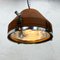Vintage Industrial Ceiling Pendant with Rust Appliqué from VEB, 1970 2