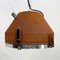 Vintage Industrial Ceiling Pendant with Rust Appliqué from VEB, 1970 10
