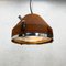 Vintage Industrial Ceiling Pendant with Rust Appliqué from VEB, 1970 3