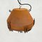 Vintage Industrial Ceiling Pendant with Rust Appliqué from VEB, 1970 9
