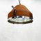 Lampada da soffitto vintage industriale con applicazioni di ruggine di VEB, 1970, Immagine 1