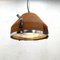 Vintage Industrial Ceiling Pendant with Rust Appliqué from VEB, 1970, Image 11