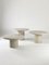 Italian Side Tables in Marble, 1980s, Set of 3 1