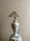 Ceramic Urn Lamp with Gesso Drapery, Italy, 1940s 3