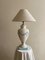 Lampada ad urna in ceramica con drappeggio Gesso, Italia, anni '40, Immagine 5