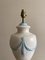 Lampada ad urna in ceramica con drappeggio Gesso, Italia, anni '40, Immagine 7