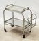 Art Deco Aluminum Trolley Bars, 1950s, Set of 2 2