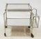 Art Deco Aluminum Trolley Bars, 1950s, Set of 2 5