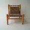 French Armchair attributed to Audoux & Minet, 1950s, Image 6