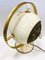 Cream White Fan by Prometheus, 1950s 16