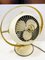 Cream White Fan by Prometheus, 1950s 12