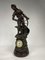 French Metal Statuette Clock with Sailor at the Helm by Xavier Raphanel 1