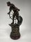 French Metal Statuette Clock with Sailor at the Helm by Xavier Raphanel, Image 15