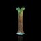 English Fluted Carnival Glass Vase, 1930s, Image 9