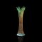 English Fluted Carnival Glass Vase, 1930s, Image 12