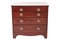 Antique Georgian Mahogany Chest of Drawers, 1840s 1