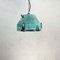 Vintage Industrial Steel & Copper Ceiling Pendant Light with Verdigris Finish attributed to Veb from Veb Deutsche Werkstätten Hellerau, 1970s 11