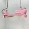 Vintage Industrial Pink Edison Led Flameproof Ceiling Strip Light, 1970s 8