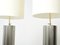 Modernist Brushed Steel Lamps, 1966, Set of 2, Image 3
