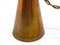 Lámpara colgante danesa en forma de cono de cobre, años 70, Imagen 11