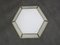 Hexagon Wall Lamp, 1960s 1