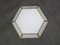Lámpara de pared hexagonal, años 60, Imagen 1