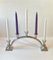 Art Deco Arch Candelabra in Pewter from Just Andersen, 1940s, Image 3