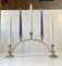 Candelabro Art Deco in peltro di Just Andersen, anni '40, Immagine 2