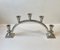 Art Deco Arch Candelabra in Pewter from Just Andersen, 1940s 6