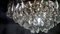 Gilded Metal Crystal Chandelier from Quelle, 1970s, Image 8