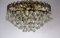 Gilded Metal Crystal Chandelier from Quelle, 1970s, Image 6