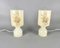 Vintage Marble Table Lamps with Shades, Set of 2 3