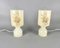 Vintage Marble Table Lamps with Shades, Set of 2, Image 3